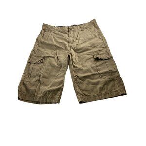 Levi's Men's Cargo Shorts 30W 20" Regular Fit Khaki Cotton